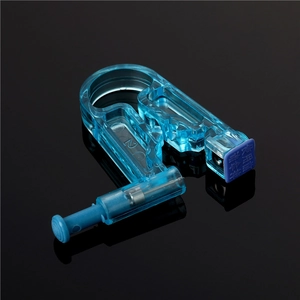 Professional Disposable Sterile Ear Piercer Gun Unit Painless Safety Ear Piercing Tool With Built In Stainless Steel Stud