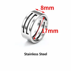 Detail des 8mm Edelstahl-Biegeringöffners mit 17mm Innendurchmesser für DIY