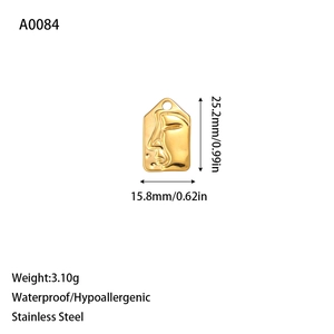 Detailed size and specs of waterproof hypoallergenic stainless steel portrait pendant
