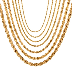 Minimalistische Edelstahl Kordelkette Halskette Für Damen Gedrehtes Metall Individueller Modeschmuck Für Partys Alltag