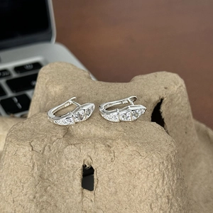 Unique Snake Head Zirconia Stud Earrings With 925 Sterling Silver Earring Post Luxury Copper Hoop Earrings For Women