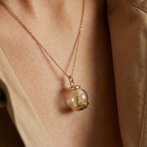 Collier 12 signes du zodiaque avec pendentif déesse dorée et chaîne en or rose