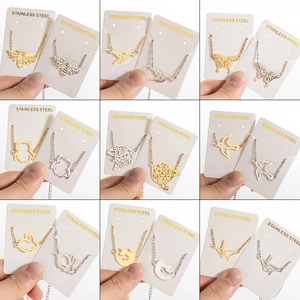 Minimalistisch Roestvrij Staal Origami Dier Schakelarmband Holle Vlinder Konijn Kat Papieren Kraanvogel Sieraden Voor Vrouwen
