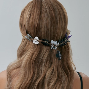 Lot de pinces à cheveux Halloween avec motifs fantôme citrouille chauve-souris araignée