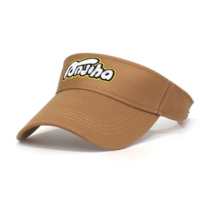 Summer Cotton Open Top Sun Visor Hat Fashion Letter Embroidery Adjustable Sports Visor For Men Women Outdoor Sun Hat