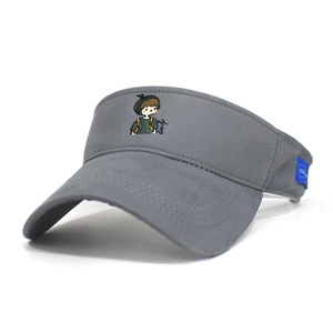 Cappello Visiera Parasole in Cotone Estivo per Uomo Donna Regolabile Sport all'aperto Traspirante Berretto Ricamo Cartone Animato Carino
