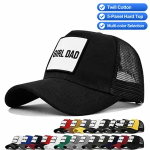 Girl Dad Bestickte Trucker Kappe Mesh Rücken Verstellbare Baseball Kappe Für Damen Herren Atmungsaktiv Sonnenschutz Gebogene Krempe Casual Outdoor Sport Hut