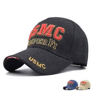 Tactical Military Style Embroidery Baseball Cap Cotton Adjustable Sun Hat Outdoor Casual Sport Headwear for Men Women