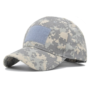 Casquette de baseball tactique avec motif camouflage numérique, visière courbe et velcro