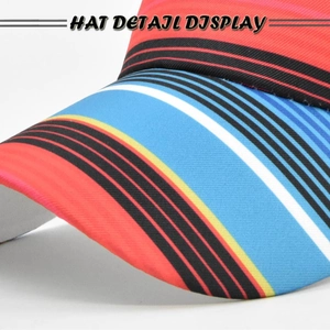 Berretto da baseball tie-dye arcobaleno con foro incrociato per coda di cavallo donna