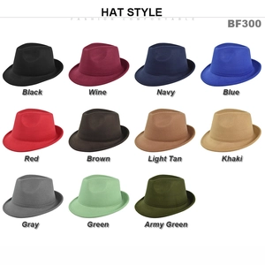 Classic unisex wool fedora hat collection in 11 colors with wide brim for stylish outfit