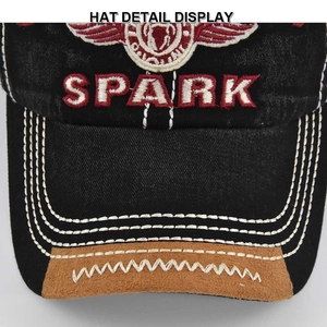 Vintage Gewassen Katoenen Honkbalpet Spitfire Park 1932 Borduurwerk Verweerd Verstelbare Snapback Pet Casual Sport Zonnekap