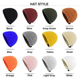 Grille de bonnets en maille de haute qualité en douze différentes couleurs de mode