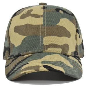 Kids Camouflage Baseball Cap Adjustable Outdoor Sun Protection Hat For Boys Girls Polyester Camo Snapback Curved Brim
