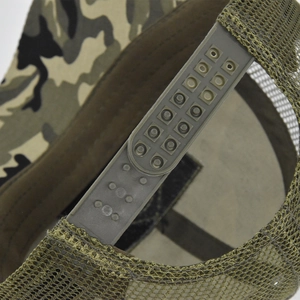Casquette trucker camouflage Brésil avec filet arrière et fermeture snapback réglable