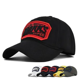 Unisex Cotton Baseball Cap With Mann's SUPER Letter Embroidery Adjustable Sun Hat For Outdoor Casual Street Fashion Hat