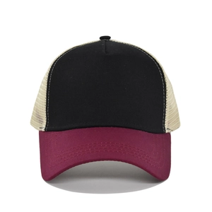 Adjustable Mesh Trucker Hat Breathable Five Panel Baseball Cap Patchwork Camouflage Sun Hat For Men Women Outdoor Daily