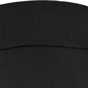Λεπτομέρεια macro από αναπνεύσιμο μαύρο ύφασμα twill με γερές παράλληλες ραφές στο γείσο