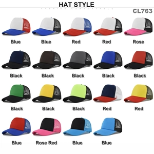 Cappellini trucker classici in schiuma con rete in 19 colori assortiti