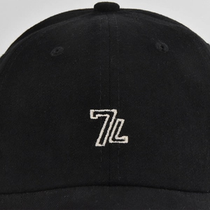 Vintage Katoen Borduursel Baseballpet Letter Verstelbaar Gebogen Rand Zonbescherming Outdoor Casual Pet Voor Heren Dames
