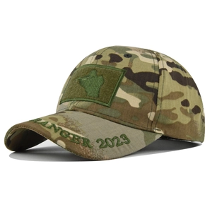 Berretto da baseball mimetico tattico multicam con ricamo Ranger 2023 e toppa in velcro