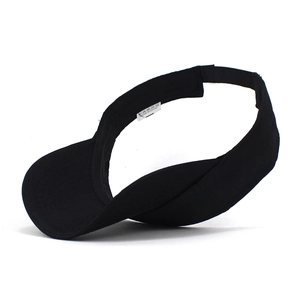 Cappello parasole nero da donna con visiera curva per protezione UV estiva ideale