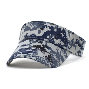 Herren Sonnenvisier mit digitalem Camouflage-Muster und verstellbarem Klettverschluss