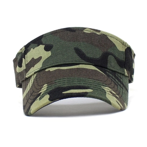Detaillierte Frontansicht der verstellbaren Sonnenblende im Dschungel-Camouflage