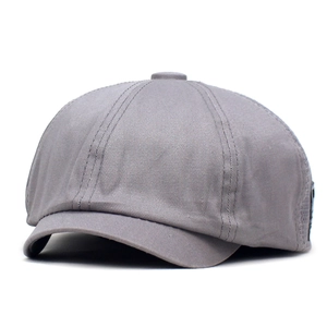 Unisex Breathable Mesh Spliced Newsboy Cap Summer Outdoor Sunshade Octagonal Hat Retro Casual Beret For Men Women