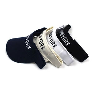 Visera de sol con bordado New York para deportes de verano en varios colores