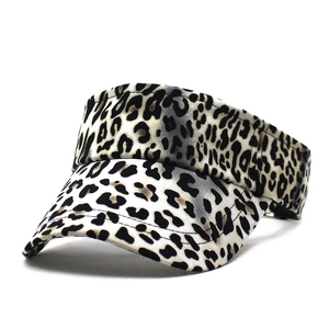 Mode Leopardenmuster Sonnenblende Hut Für Damen Herren Verstellbar Outdoor Atmungsaktiv Sport Sonnenschutz Kappe Sommer Hut