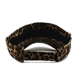 Verstellbarer Sonnenhut mit Leopardenmuster für sommerliche Outdoor-Aktivitäten und Hip-Hop-Mode