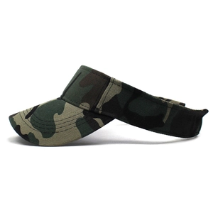 Visière de soleil camouflage unisexe avec large bord pour le sport et la protection