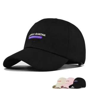 Gorra de Béisbol de Algodón Unisex Con Bordado de Alfabeto Transpirable Ajustable Protección Solar Sombrero Casual Deportivo Para Hombre Mujer