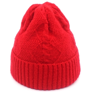 Damen Winter Zopfmuster Beanie Wollmischung Warm Jacquard Muster Mütze Für Draußen Modische Einfache Strickmütze