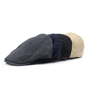 Bérets fins et respirants en quatre couleurs avec motifs jacquard de luxe pour adultes