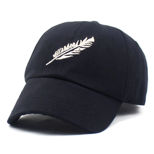 Casquette de Baseball Décontractée en Coton Brodé Plumes Pour Hommes Femmes Pare-soleil Ajustable Chapeau de Sport Trucker Accessoire de Mode Extérieur