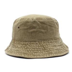 Solid Color Washed Cotton Bucket Hat For Men Women Breathable Metal Eyelets Summer Sun Protection Outdoor Beach Fishing Basin Hat