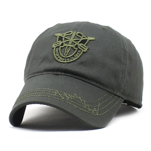 Vintage Cotton Embroidery Baseball Cap For Men Women Adjustable Camouflage Military Style Sunshade Outdoor Distressed Trucker Hat