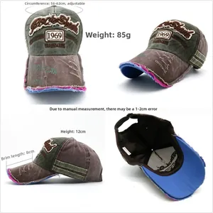 Guida alle taglie per cappello da baseball con circonferenza regolabile di 56-62 cm