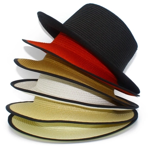 Chapeaux de paille élégants en plusieurs couleurs pour la protection solaire d'été