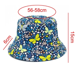 Guía de tallas de sombrero de algodón con 56-58cm de contorno y ala de 6cm de ancho