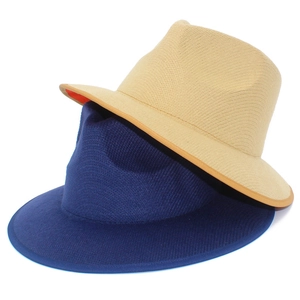 Stylish bicolor wool blend fedora hats with contrast brim for men and women