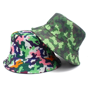 Wendbarer Camouflage Anglerhut Für Damen Herren Baumwolle Faltbar Sonnenschutz Outdoor Mode Fischerhut Streetwear