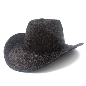 Classic dark brown woven western cowboy hat with wide brim and authentic textured design