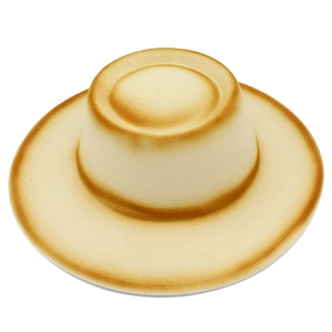 Vintage Gradient Wide Brim Fedora Hat For Women Men Cotton Polyester Concave Top Jazz Hat Warm Windproof Party Dress Hat