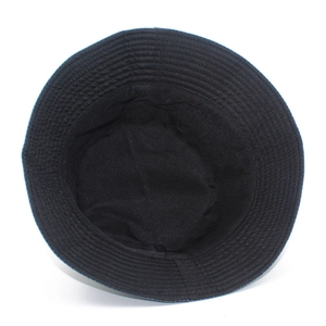 Chapeau bob noir en coton avec imprimé palmier pour protection solaire en plein air