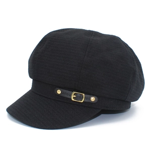 Vintage Newsboy Cap For Women British Style Cotton Woven Baker Boy Hat With Leather Belt And Gold Buckle Retro Beret Hat