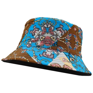 Böhmischer Mandala Druck Wendbar Baumwolle Anglerhut Doppelseitig Sonnenschutz Outdoor Fischerhut Für Damen Herren