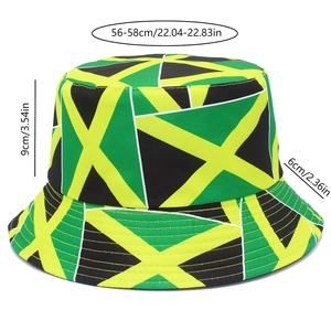 Guide des tailles détaillé du bob Jamaïque avec tour de tête de 56-58 cm affiché